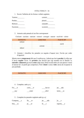 Fitxa Tema 9 Valencià