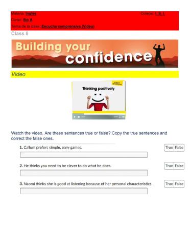 Building your self confidence