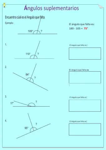 Ángulos Suplementarios