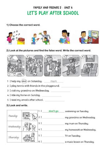 Let's play after school!