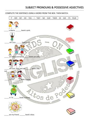 Subject pronouns & possessive adjectives