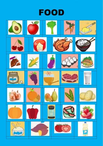 Food, Kitchen Utensils and Cooking Verbs