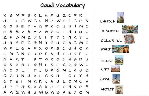 Gaudí Vocabulary
