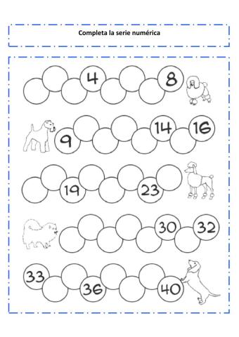 Serie numerica ascendente