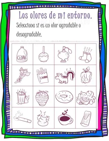Olores agradable o desagradables.