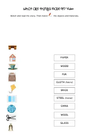 What are things made of