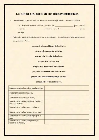 La Biblia nos habla de las Bienaventuranzas 5º