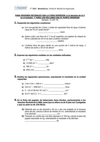 Medida de magnitudes