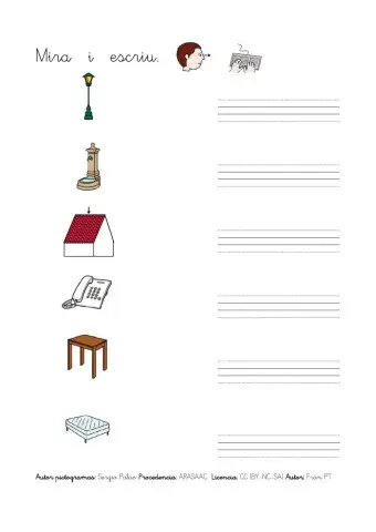 Escriure paraules amb d-f-l.