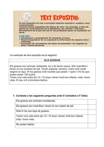El text expositiu