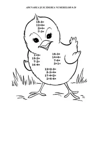 Adunarea și scăderea numerelor naturale 0-20
