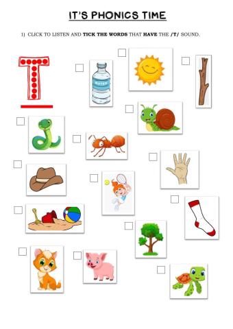 Phonics Group 1 (t)