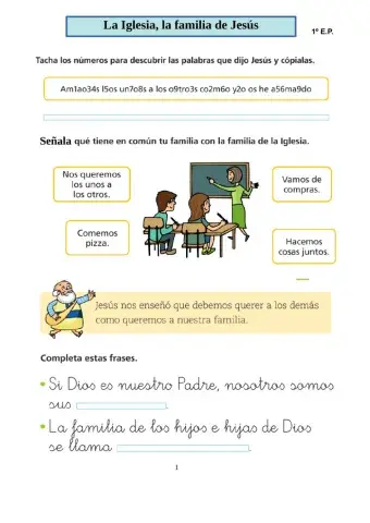 La Iglesia, la familia de Jesús