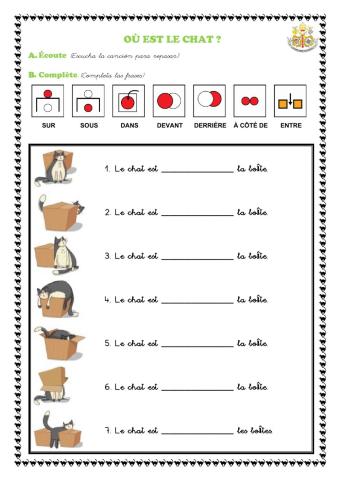 Preposiciones de lugar