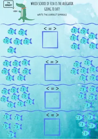 Greater than, less than, equal to