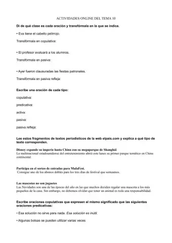 Repaso de la unidad 10