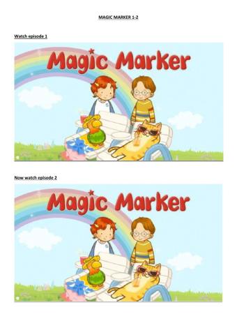 Magic Marker 1-2