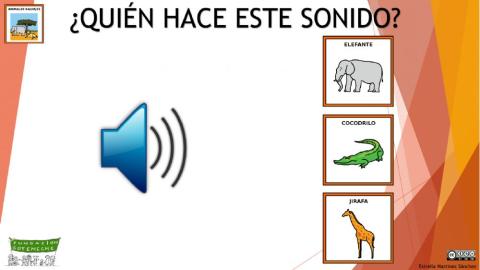 Los sonidos de los animales salvajes