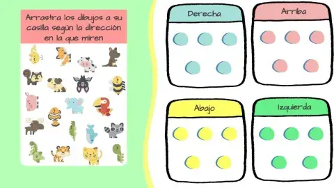 Orientación espacial (sin flechas) y memoria