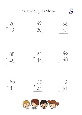 Sumas y restas