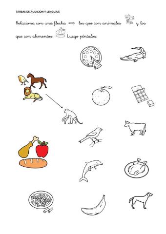 Animales y alimentos