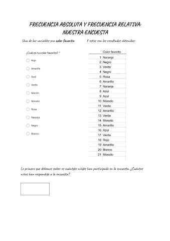 Estadística primaria