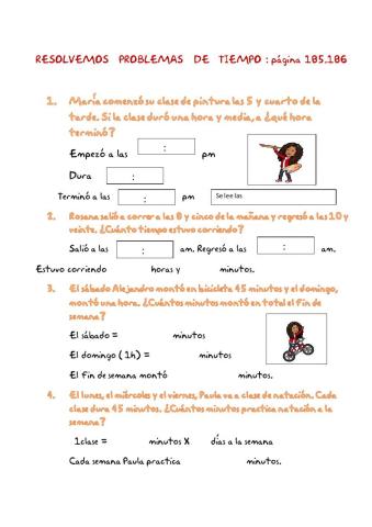 Problemas de tiempo