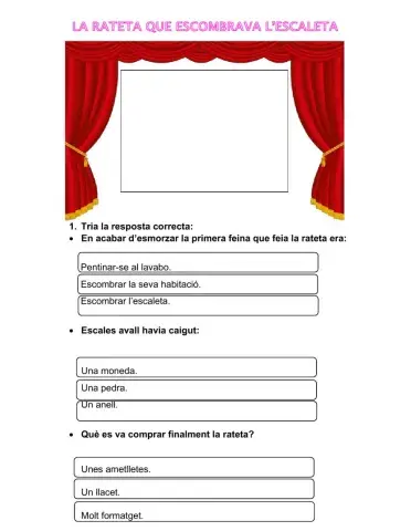 La rateta que escombrava l'escaleta