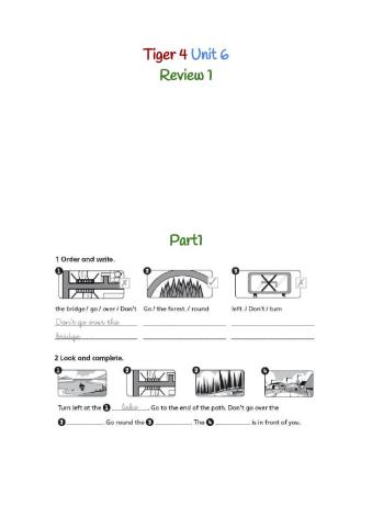 Tiger 4 Unit 6 Review