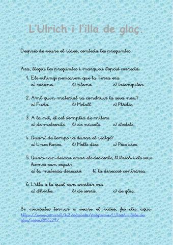 L'Ulrich i l'illa de glaç