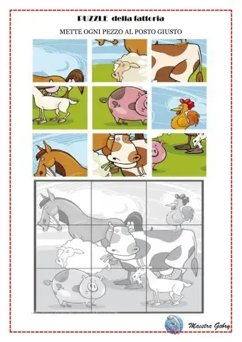Puzzle fattoria