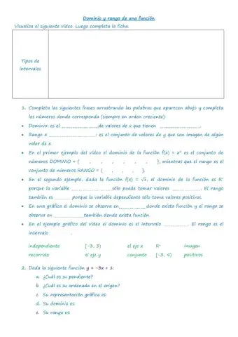 Dominio de funciones