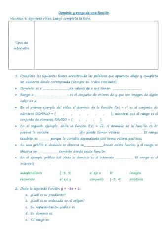 Dominio de funciones