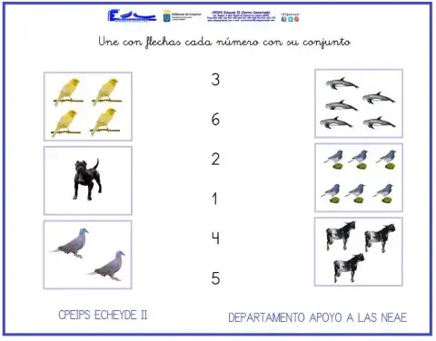 Canarias. Unir nº conjunto