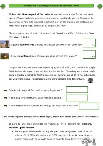 Problemes Setmana Verda