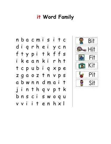 It Word Family