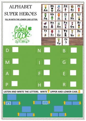 The superheroes alphabet