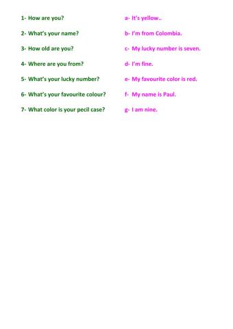 Informacion personal