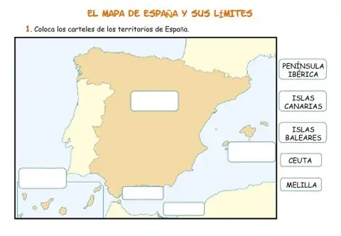 España: territorios, límites y comunidades autónomas