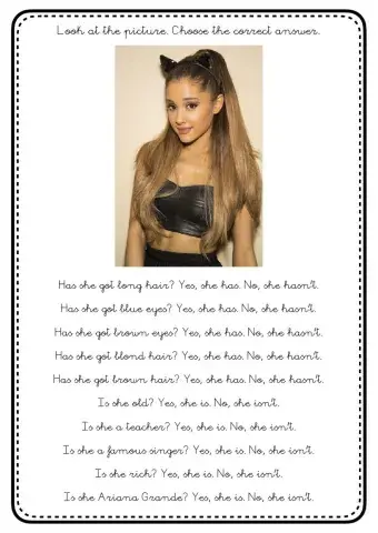 Questions: Physical Description