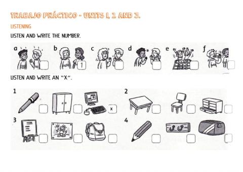 Trabajo práctico. Units 1, 2, 3.