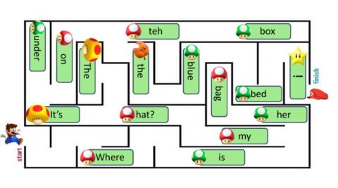 Grade 4 Lesson 5 Mario Maze