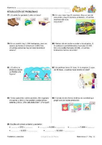 Problemas y repaso numeración
