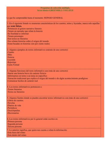 Texto informativo: Noticia y Reportaje