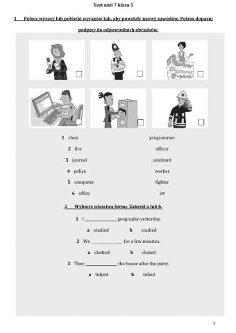 Steps Plus klasa 5 unit 7