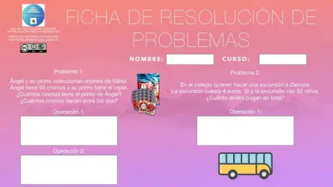 Ficha de resolución de problemas 20-5 2º