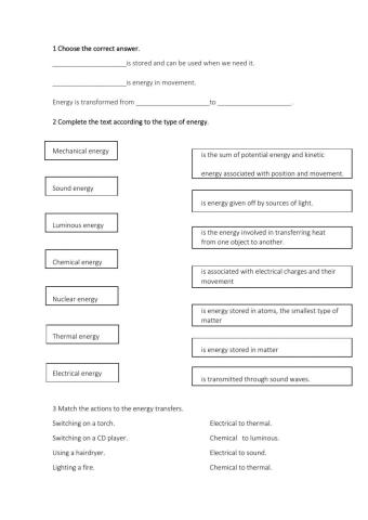 Prueba objetiva energy