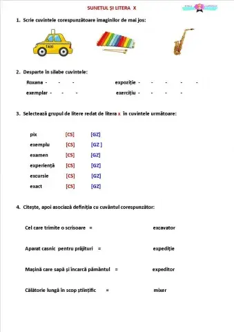 Sunetul și litera X