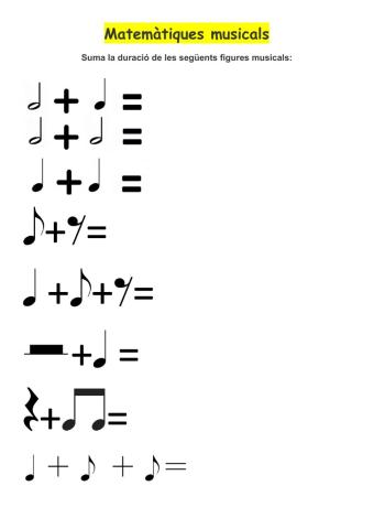 Matemàtiques musicals