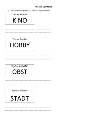 Sprechen Fit in Deutsch A1